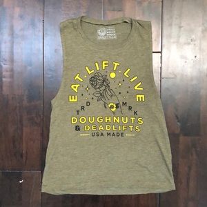 Doughnuts and Deadlifts Muscle Tank